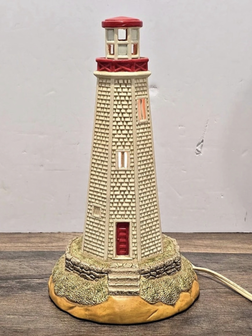 Rare 1996 Lefton Mark Twain Lighthouse Hannibal, MO Vintage 1996